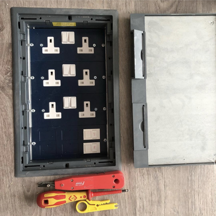 Underfloor Data Cabling: GOP Box or Floor Box?
